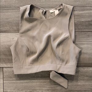 Forever 21 Gray Crop Top